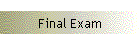 Final Exam