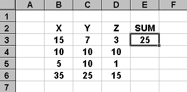 spreadsheet