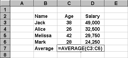 spreadsheet