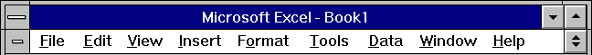 menu bar